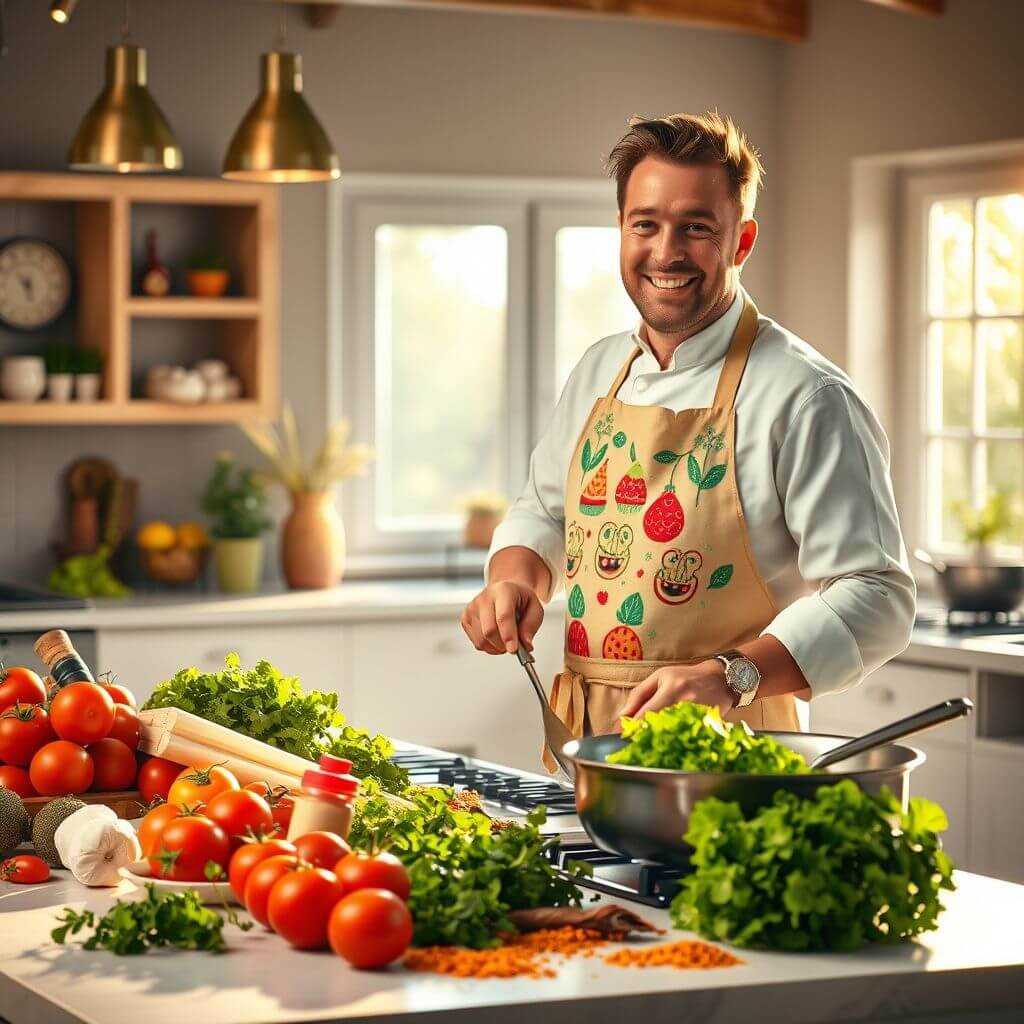 Meal preparation demonstration